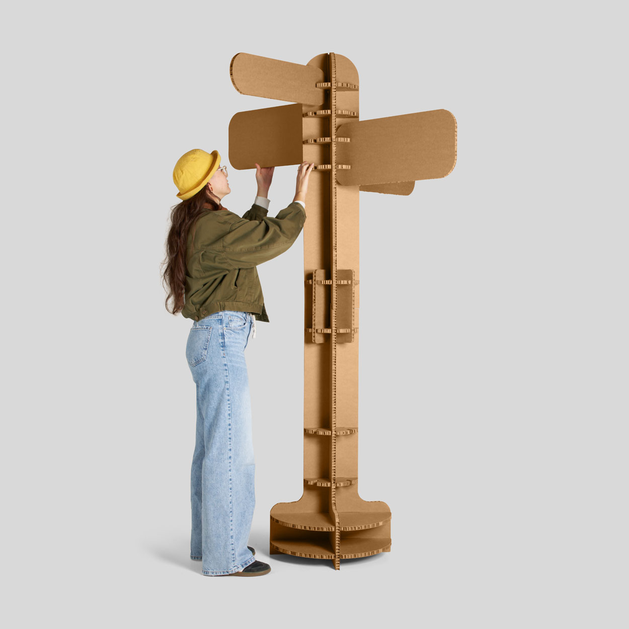 fingerpost signage solution with model