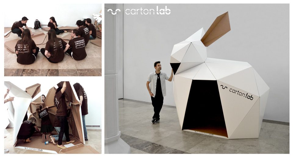Día-del-Papel-cardboard-workshop-parametric-cartonlab-bunny-conejo-cartón