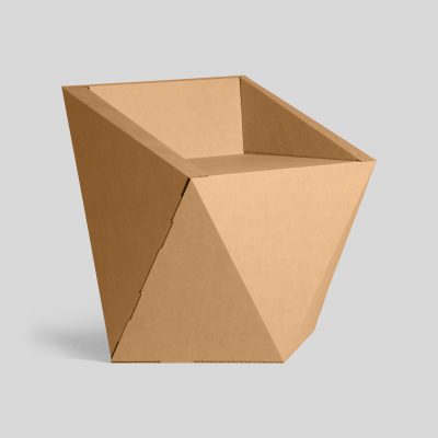 FACETA | Silla de cartón | Diseño contemporáneo y exclusivo