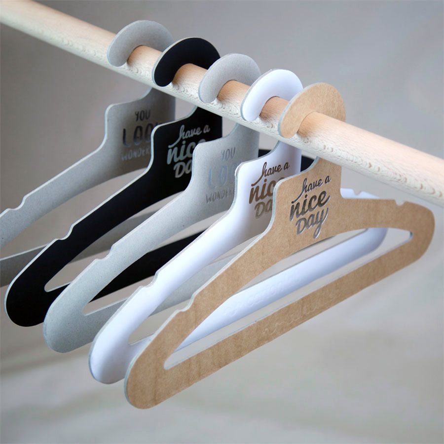 cardboard hanger clothes cartonlab
