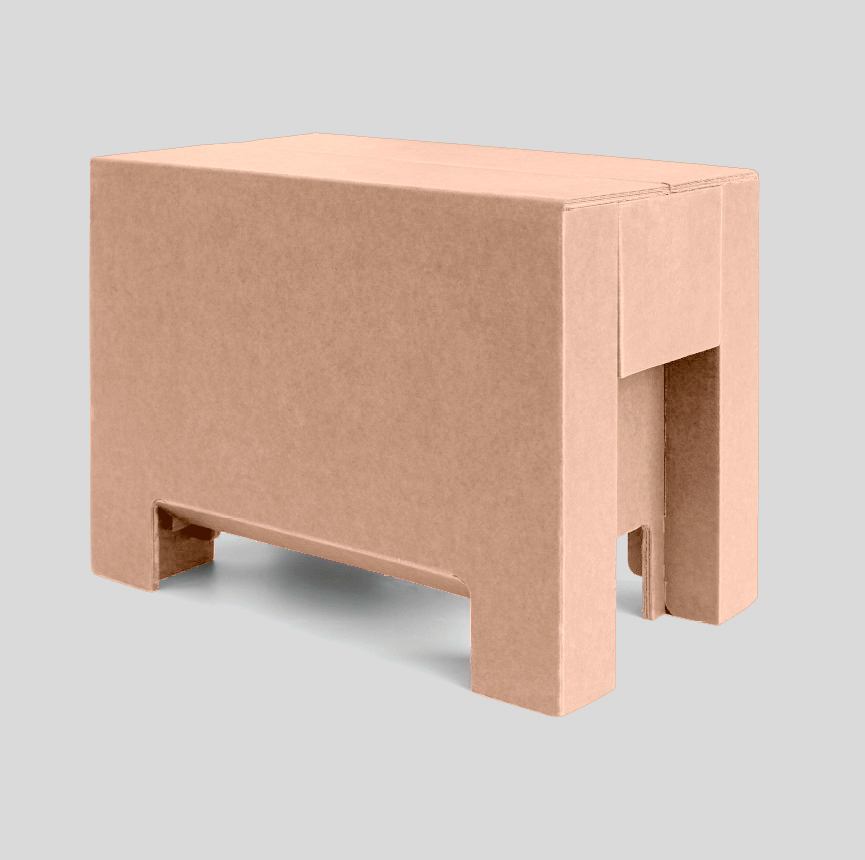 ANTHROPOBOX Cajon antropometrico- Acabado kraft- Vista principal