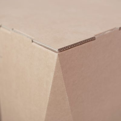FACETA Mostrador- Acabado kraft- Vista detalle