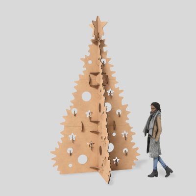 Árbol klaus XXL - Acabado kraft - Con persona