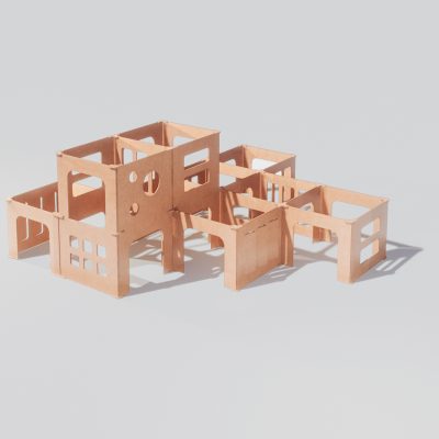 INSTAVILLE Laverinto - Acabado kraft- Vista de conjunto