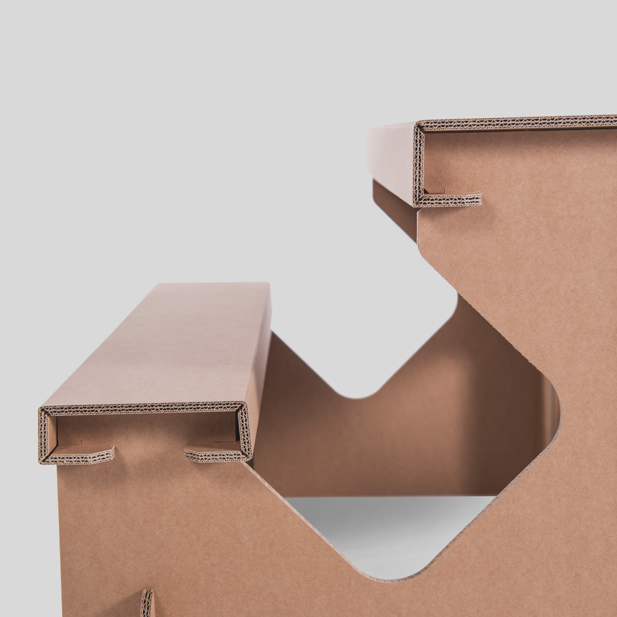 Mesa Pícnic infantil - Acabado kraft - Vista detalle