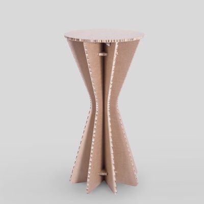 BRASILIA Mesa catering - Acabado Kraft - Vista principal