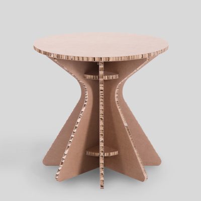 BRASILIA Mesa auxiliar - Acabado Kraft - Vista principal