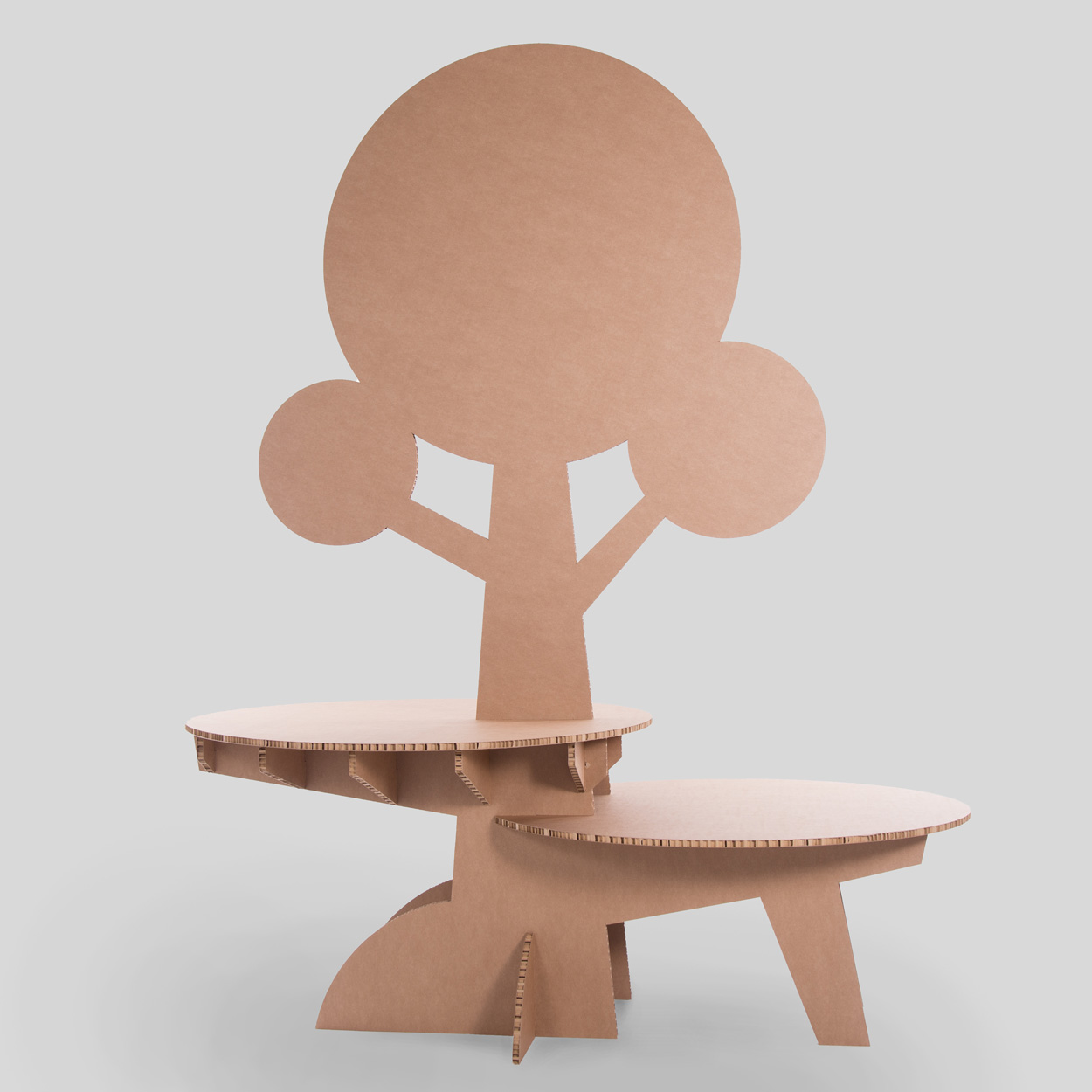 N26 Árbol expositor - Acabado Kraft - Vista general