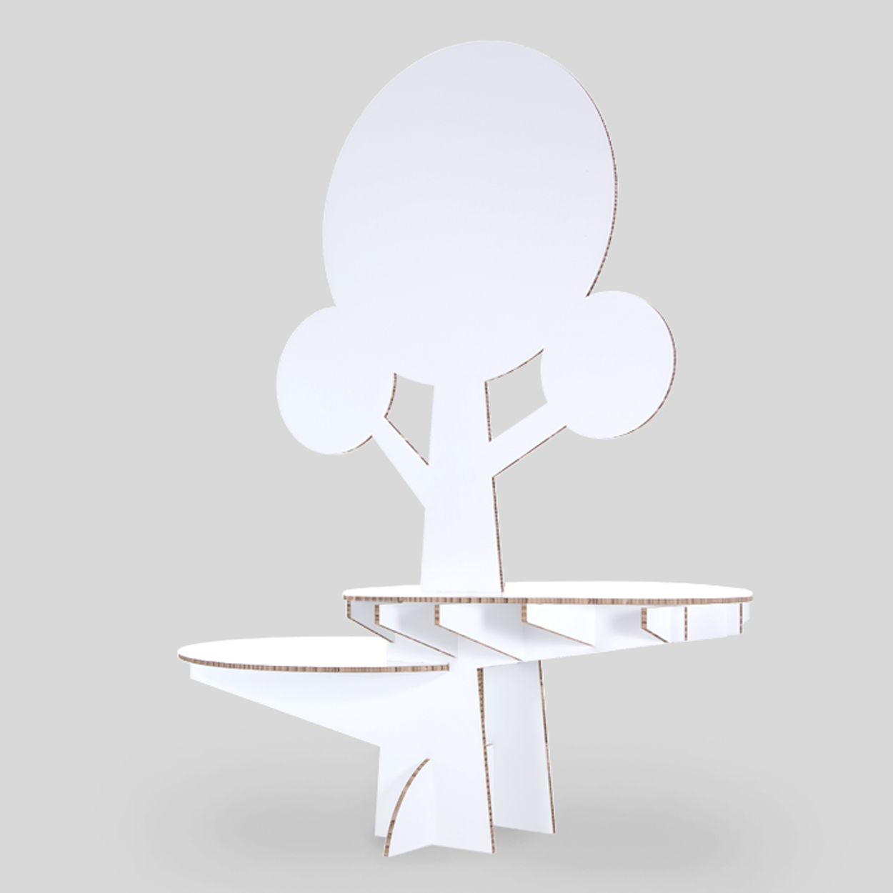 N26 Árbol expositor - Acabado blanco - Vista general