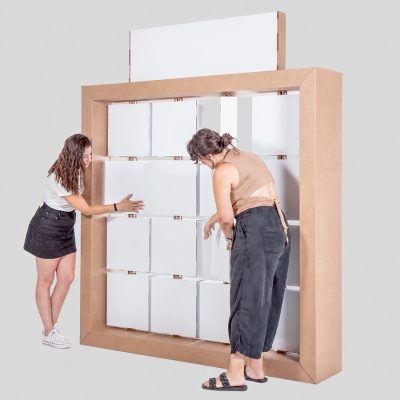 Memoflip montaje dos personas