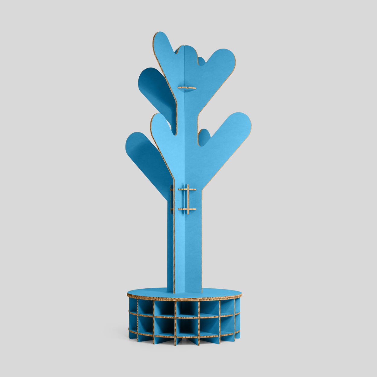 Árbol-banco de cartón paulownia - Acabado impreso - Mockup