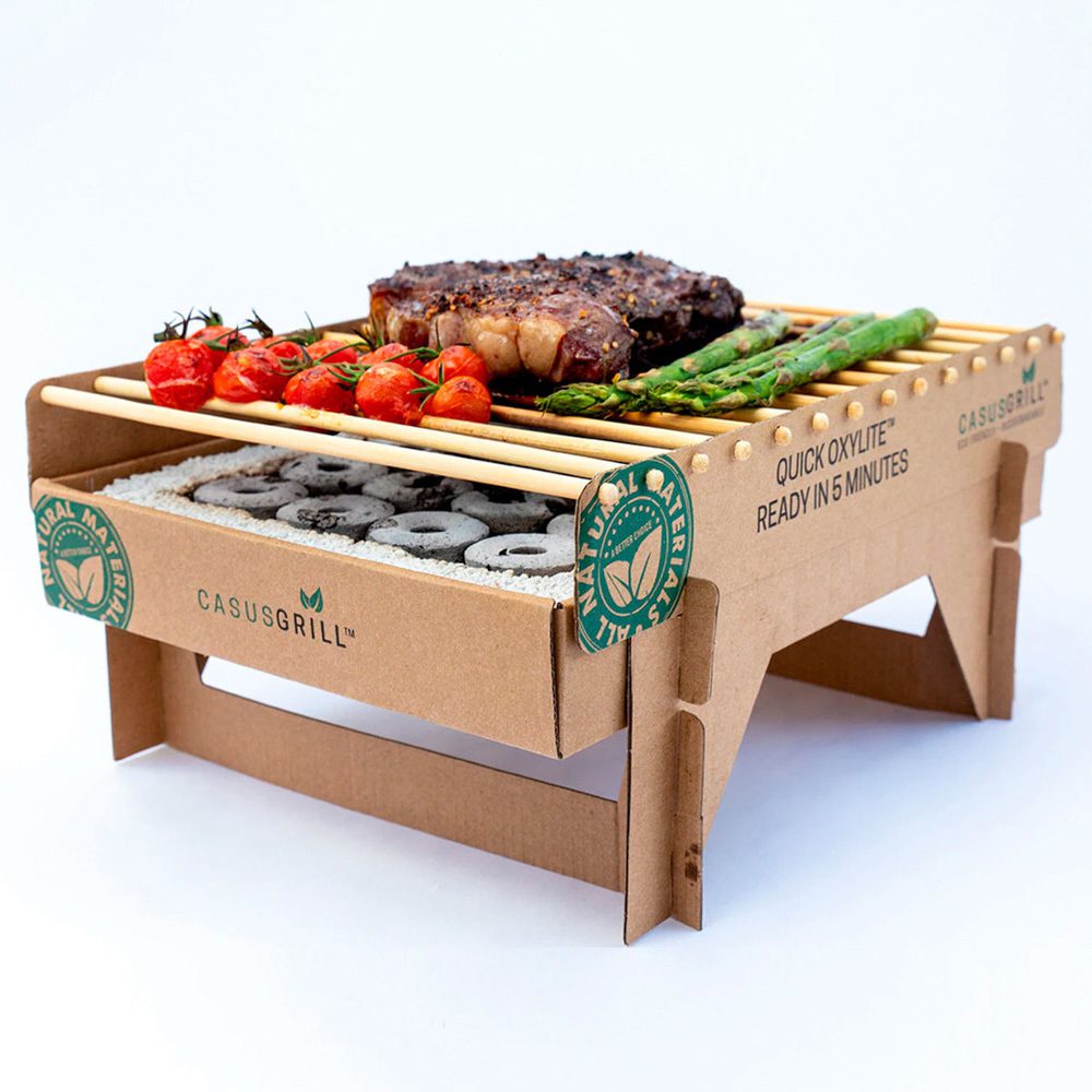 Barbacoa de cartón