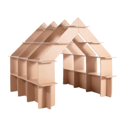 BOOKA | Casita estantería de cartón