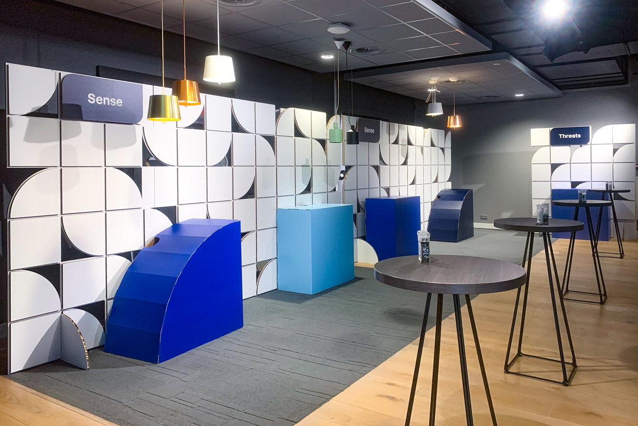 Decoración integral para evento corporativo