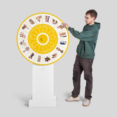 Ruleta de cartón Volta personalizada