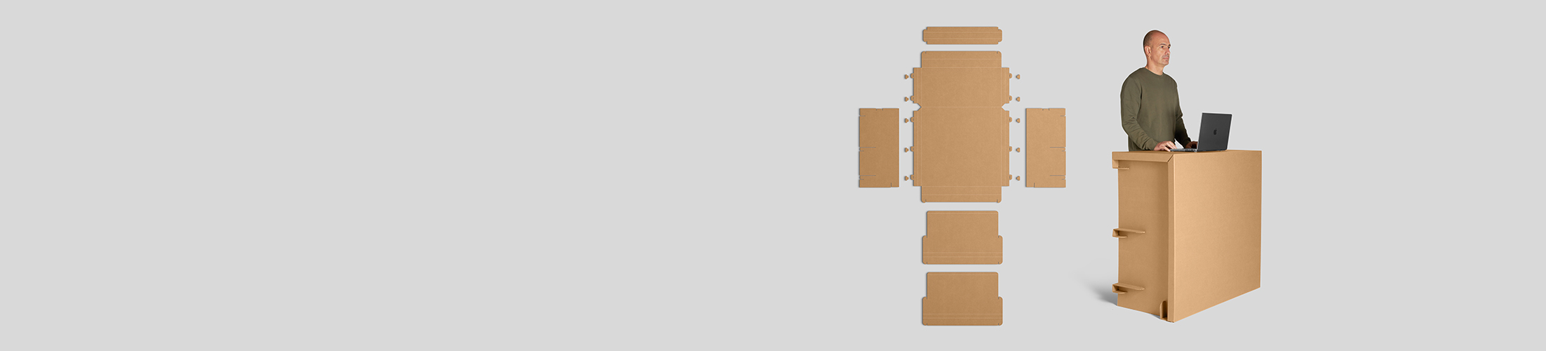 cabecera tienda mostrador carton