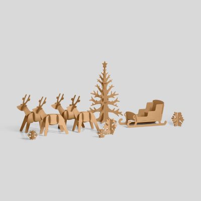 Pack Navidad completo mini - Acabado kraft - Vista general