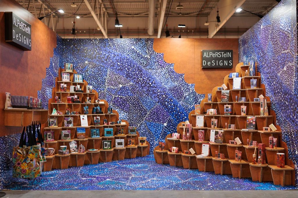 Stand completo de cartón en Maison et Objet