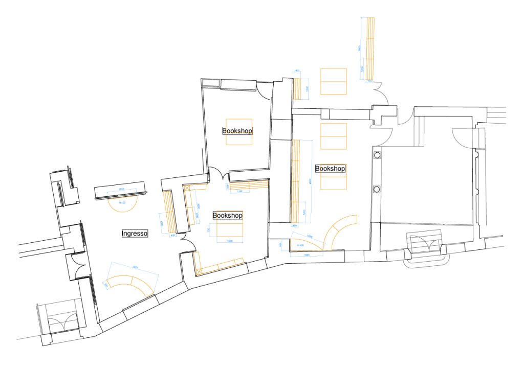 Plano Libreria Tienda Querini