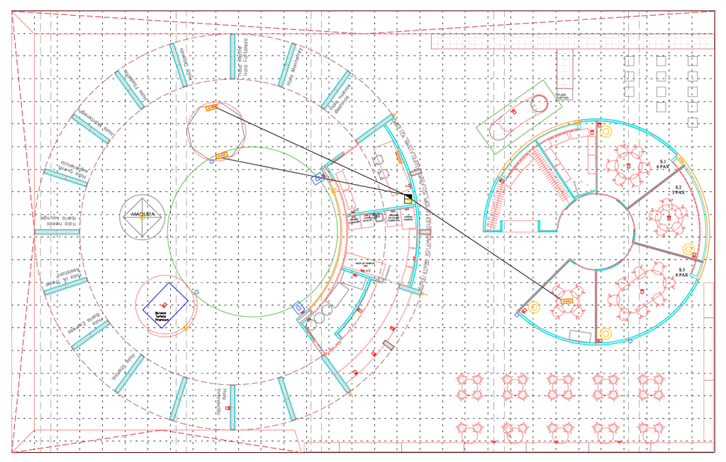 Plano del espacio en IFEMA destinado a nuestro stand